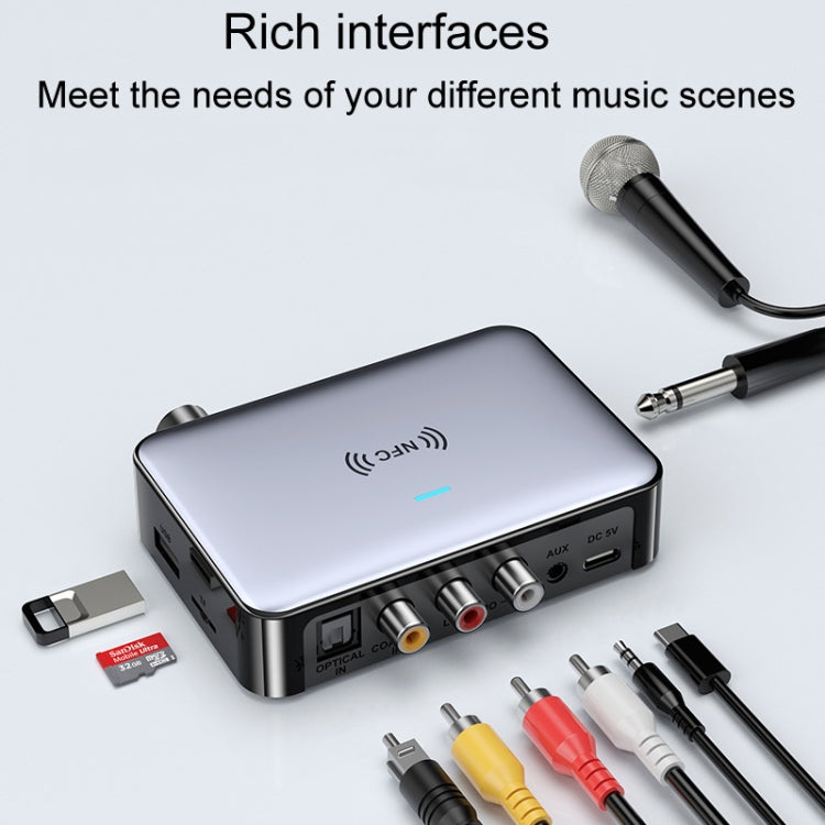 M16 Pro NFC Fiber Optic Bluetooth Receiver And Transmitter 5.1 Audio Adapter, M16 Pro
