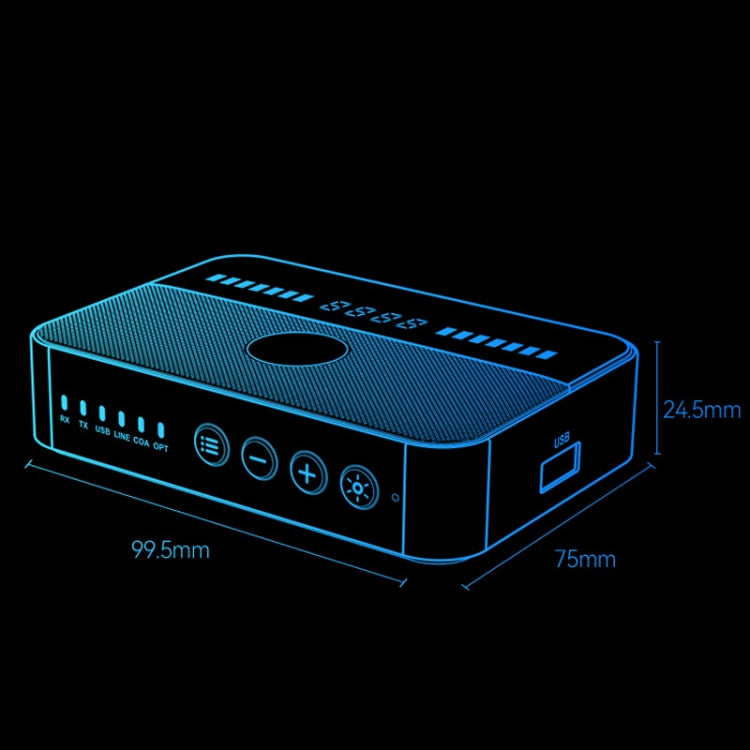 OMS-M13 NFC Bluetooth Audio Adapter Bluetooth 5.3 Receiver And Transmitter, OMS-M13