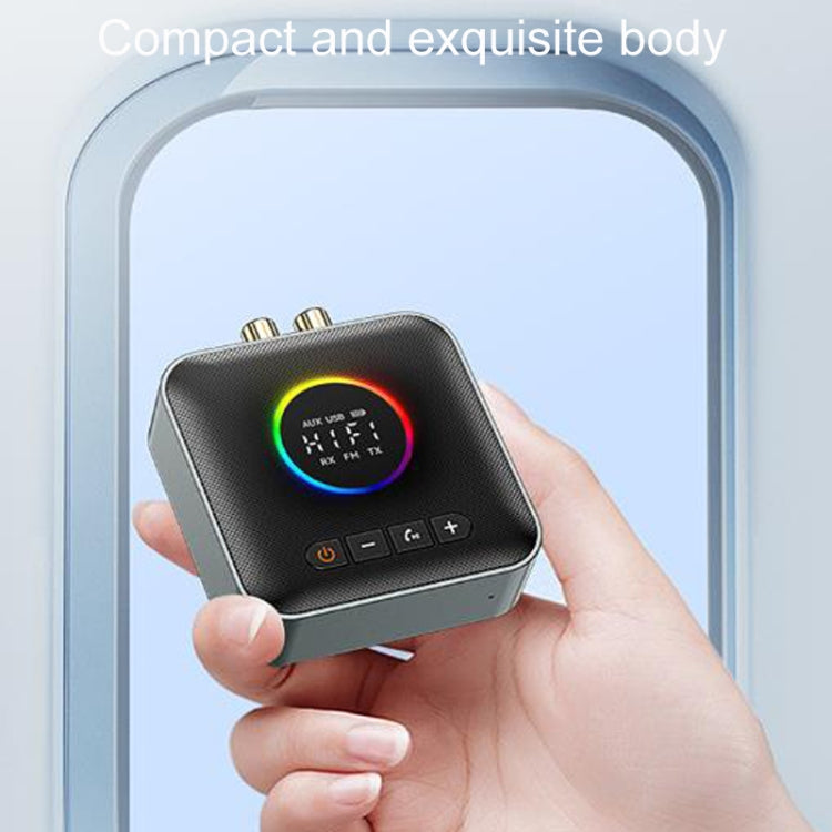 OMS-M10 Bluetooth 5.4 Adapter Audio Receiver FM Transmitter U Disk 3 In 1, OMS-M10