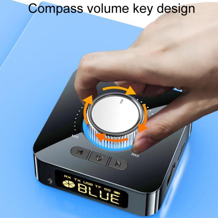 OMS-M5 Digital Bluetooth 5.0 Audio Receiver And Transmitter 2-In-1 AUX Adapter Converter, OMS-M5