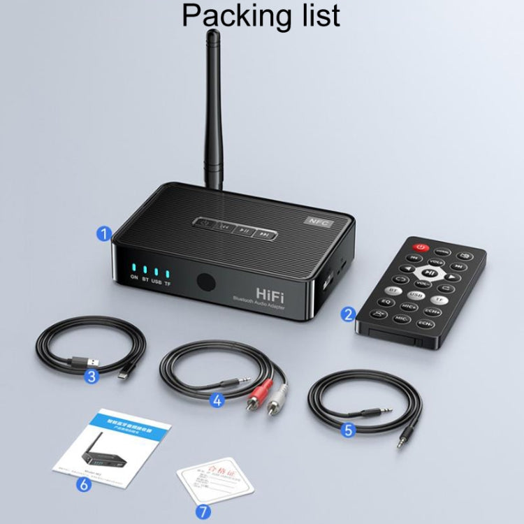 OMS-M3 Bluetooth 5.1 Audio Adapter Speaker Amplifier Receiver, OMS-M3