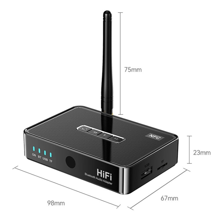 OMS-M3 Bluetooth 5.1 Audio Adapter Speaker Amplifier Receiver, OMS-M3