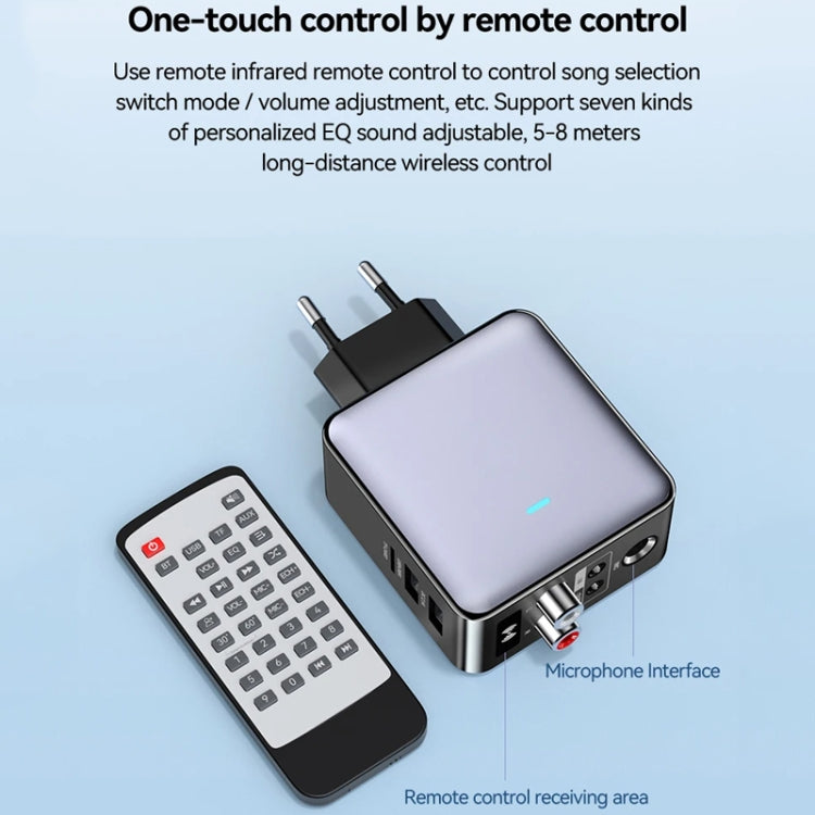 OMS-H6 Bluetooth 5.3 Adapter Wireless Audio Receiver And Transmitter EU Plug, OMS-H6