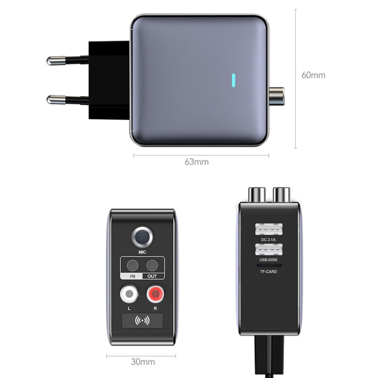 OMS-H6 Bluetooth 5.3 Adapter Wireless Audio Receiver And Transmitter EU Plug, OMS-H6
