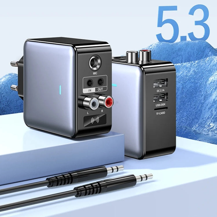 OMS-H6 Bluetooth 5.3 Adapter Wireless Audio Receiver And Transmitter EU Plug, OMS-H6