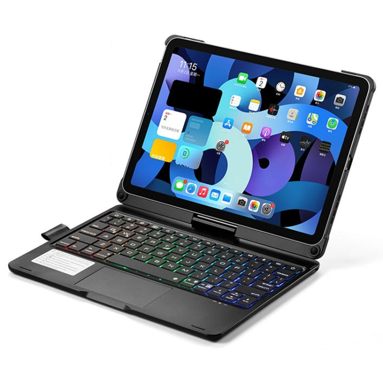 360 Degree Rotation Bluetooth Keyboard Case With Backlight For iPad Air 11 2024 / Air 5 / Air 4 10.9 / Pro 11 2022 2021 2020 2018, For iPad Air 11 / Air 10.9 / Pro 11