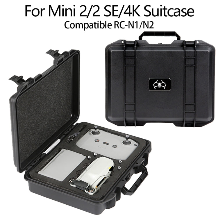 For DJI Mini 4K / Mini 2 SE / Mini 2 Suitcase Explosion-Proof Box Compatible With RC-N1 / N2, RC-N1 / N2 Black