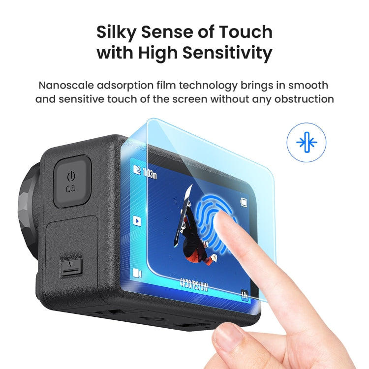 For DJI Osmo Action 5 Pro aMagisn 9H Hardness Tempered Glass Set, Package A, Package B