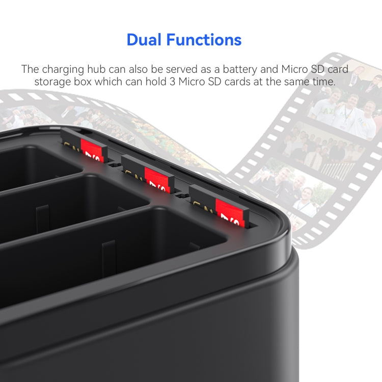 For GoPro HERO13 Black AMagisn Battery Charger Charging Seat, For GoPro HERO13 Black