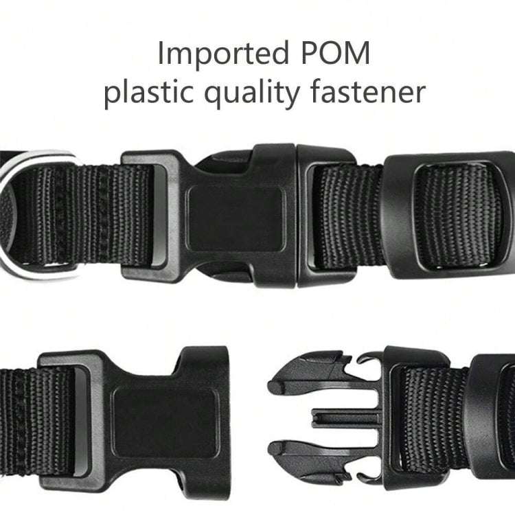 For AirTag 2nd Gen / AirTag 1st Gen Dog Collar LED Waterproof Quick Release Collar, S, M, L