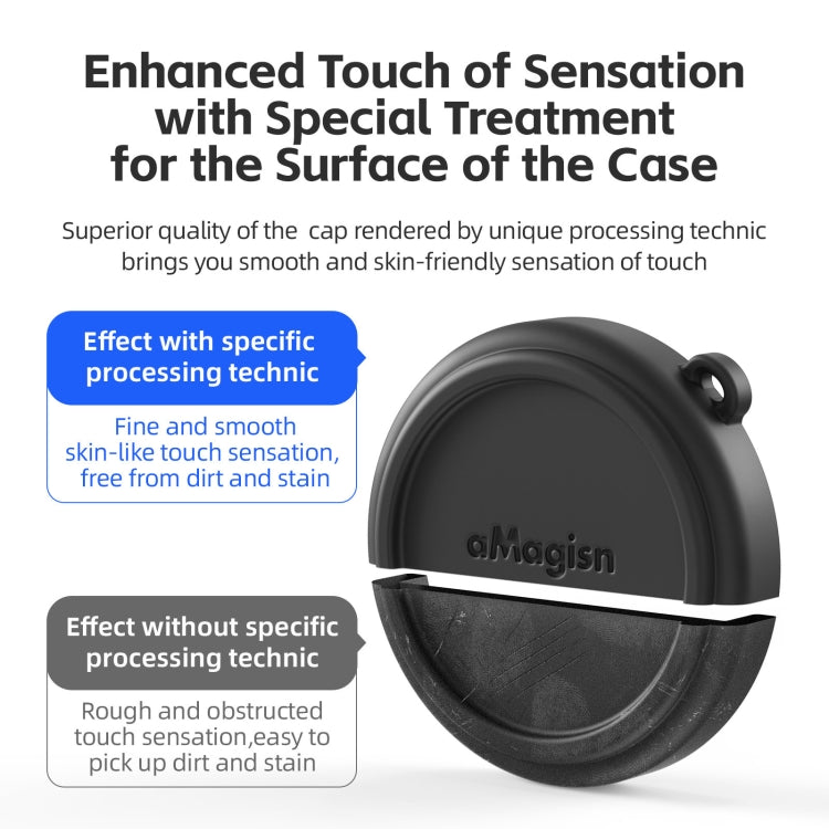 For DJI Osmo Action 5 Pro / 4 / 3 aMagisn Silicone Lens Protective Cover