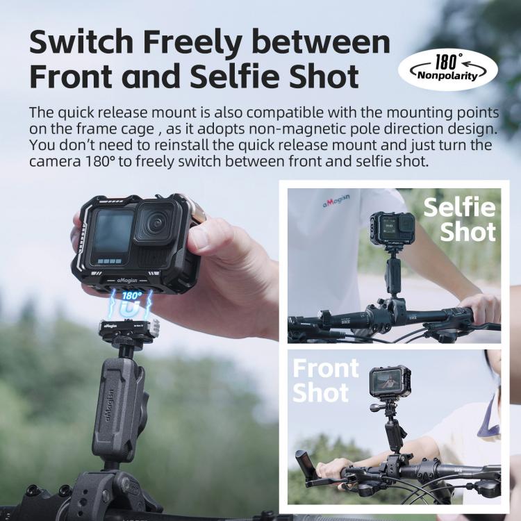 AMagisn Upgrade Ver Metal Rabbit Cage For GoPro HERO13 Black / HERO12 Black / HERO11 Black / HERO10 Black / HERO9 Black, AP10