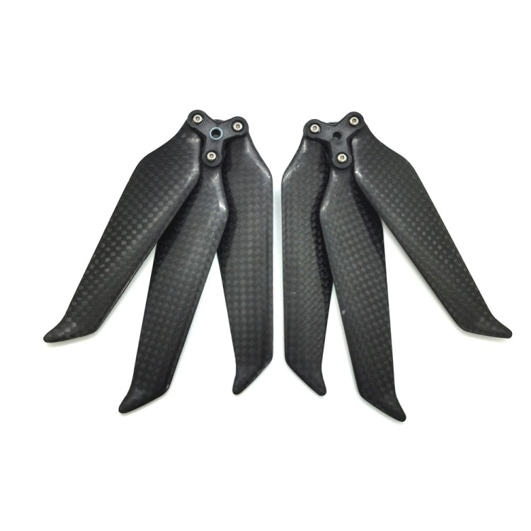 For DJI Mavic 2 Pro / Zoom 8743F Carbon Fiber Three-blade Propeller, 1pair, 2pairs