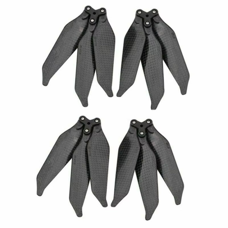 For DJI Mavic 2 Pro / Zoom 8743F Carbon Fiber Three-blade Propeller, 1pair, 2pairs
