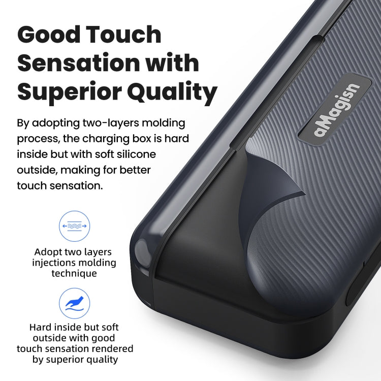 For DJI Action 5 Pro aMagisn Battery Charger Fast Charging Box Storage Compartment