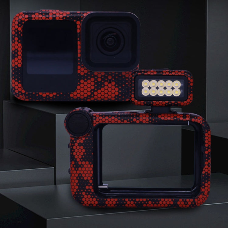 For GOPro HERO13 Black Camera Stickers Body Protective Film, 01 Watercolor, 08 Circuit White, 09 Circuit Black, 10 Circuit Dark Gold, 11 Circuit Red, 12 Circuit Blue, 13 Snake Scale Black, 14 Snake Scale White, 15 Snake Scale Gold, 16 Snake Scale Green...