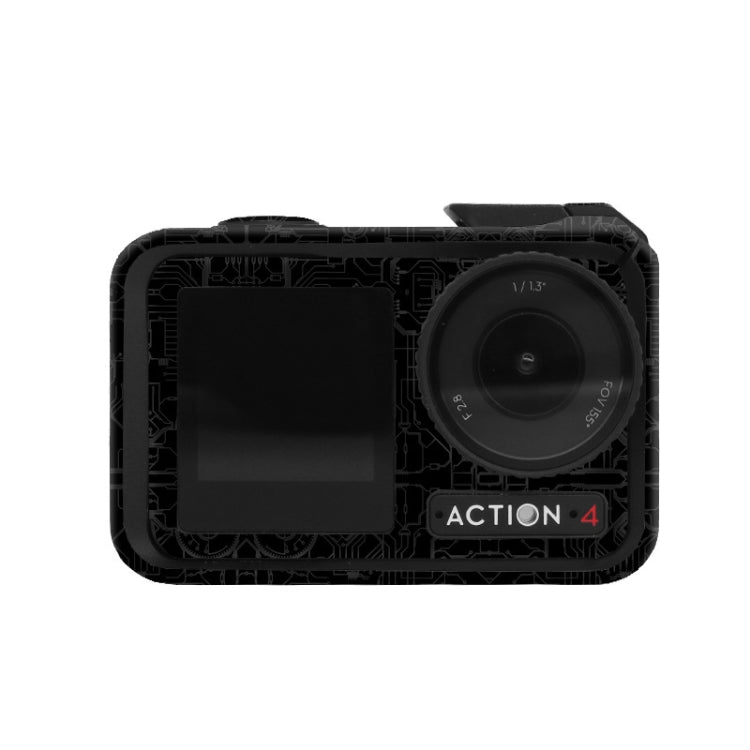 For DJI Action 4 Motion Camera Stickers All Inclusive Photo Frame Color Changing Stickers Accessories, AC4-01, AC4-08 Circuit White, AC4-09 Circuit Black, AC4-10 Circuit Dark Gold, AC4-11 Circuit Red, AC4-12 Circuit Blue, AC4-13 Snake Scale Black      ...