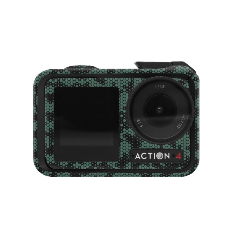 For DJI Action 4 Motion Camera Stickers All Inclusive Photo Frame Color Changing Stickers Accessories, AC4-01, AC4-08 Circuit White, AC4-09 Circuit Black, AC4-10 Circuit Dark Gold, AC4-11 Circuit Red, AC4-12 Circuit Blue, AC4-13 Snake Scale Black������...