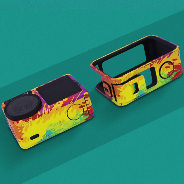 For DJI Action 4 Motion Camera Stickers All Inclusive Photo Frame Color Changing Stickers Accessories, AC4-01, AC4-08 Circuit White, AC4-09 Circuit Black, AC4-10 Circuit Dark Gold, AC4-11 Circuit Red, AC4-12 Circuit Blue, AC4-13 Snake Scale Black      ...