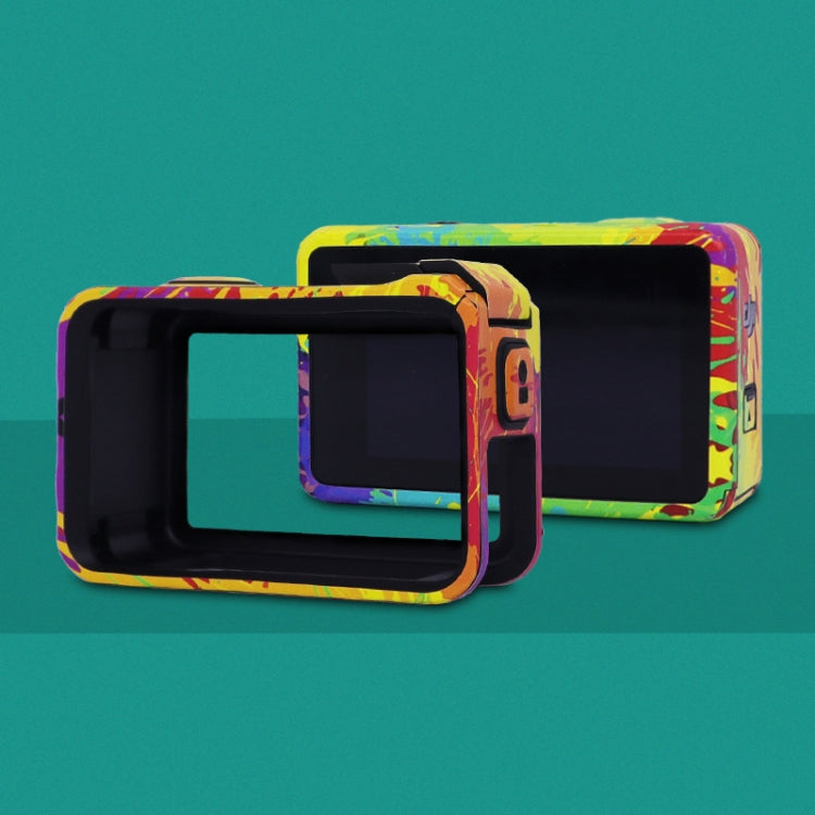 For DJI Action 4 Motion Camera Stickers All Inclusive Photo Frame Color Changing Stickers Accessories, AC4-01, AC4-08 Circuit White, AC4-09 Circuit Black, AC4-10 Circuit Dark Gold, AC4-11 Circuit Red, AC4-12 Circuit Blue, AC4-13 Snake Scale Black������...