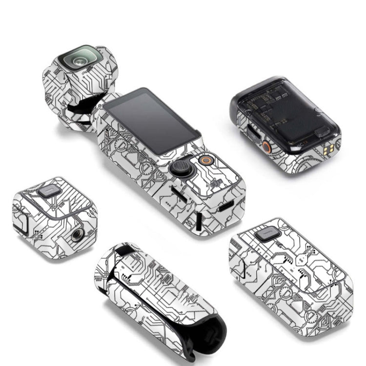 For DJI Pocket 3 Camera Stickers Anti-scratch Non-adhesive Protective Film