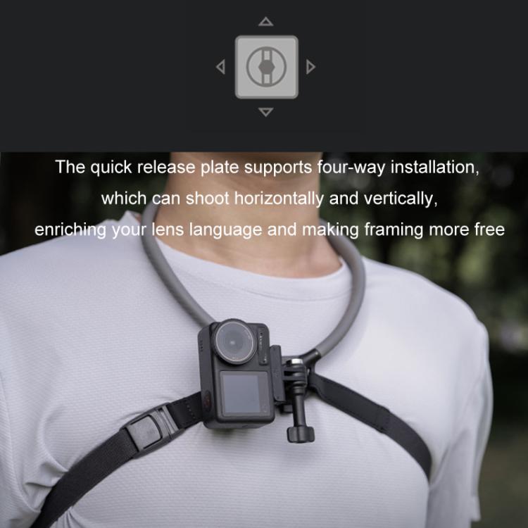 PGYTECH Sports Camera Neck Mount For Angled Shooting, P-GM-153, P-GM-153 Set