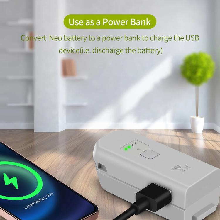 For DJI Neo Drone YX Battery Charger USB-C/Type-C Port Battery Manager, 1-Channel