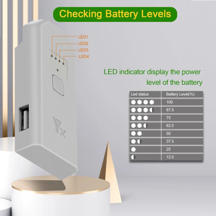 For DJI Neo Drone YX Battery Charger USB-C/Type-C Port Battery Manager, 1-Channel