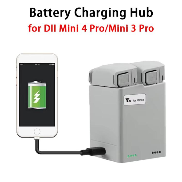 For DJI Mini 4 Pro / Mini 3 Pro / Mini 3 YX  Dual-Way Charger Battery Manager, Without Plug, With 35W US Plug, With 35W EU Plug