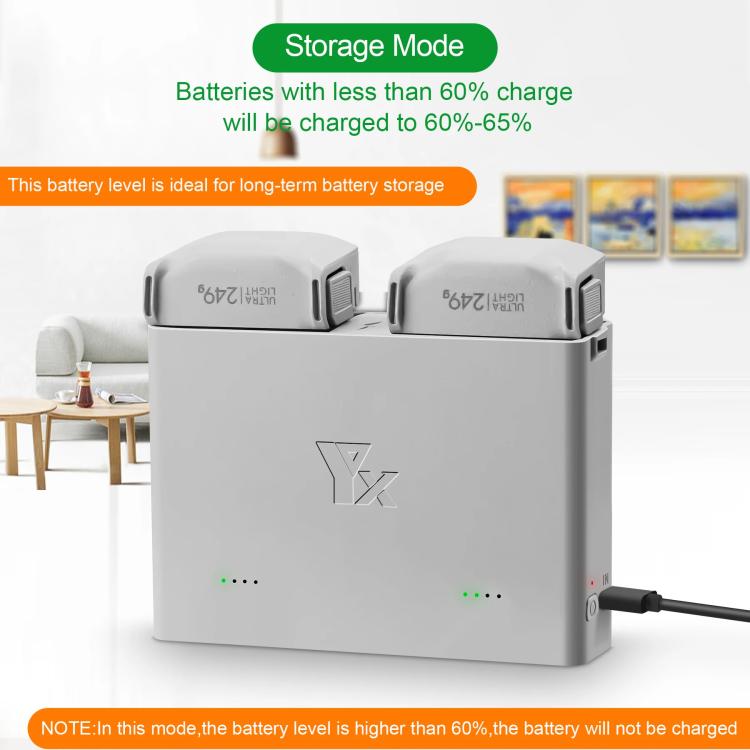 For DJI Mini 4 Pro / Mini 3 Pro / Mini 3 YX  Two-Way Charger Battery Manager