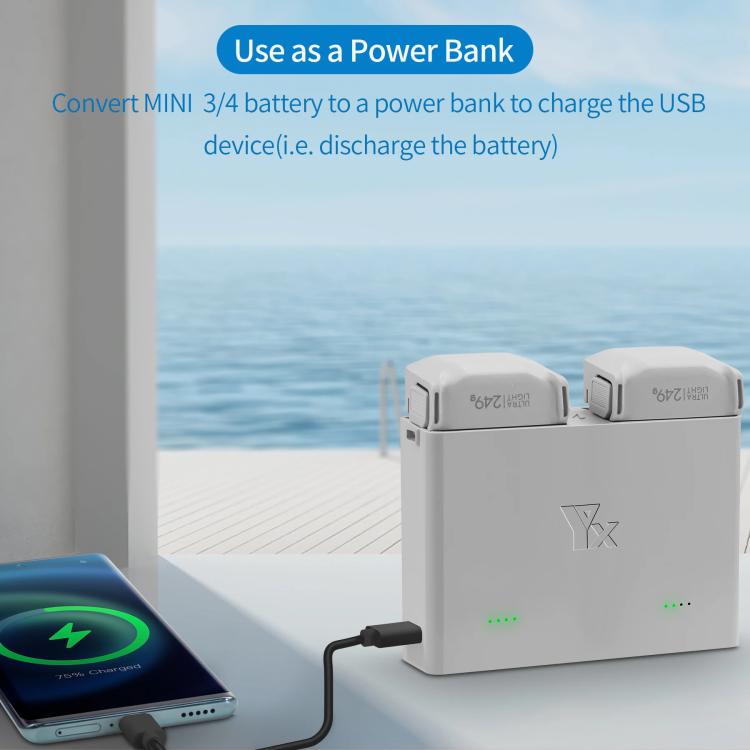 For DJI Mini 4 Pro / Mini 3 Pro / Mini 3 YX  Two-Way Charger Battery Manager