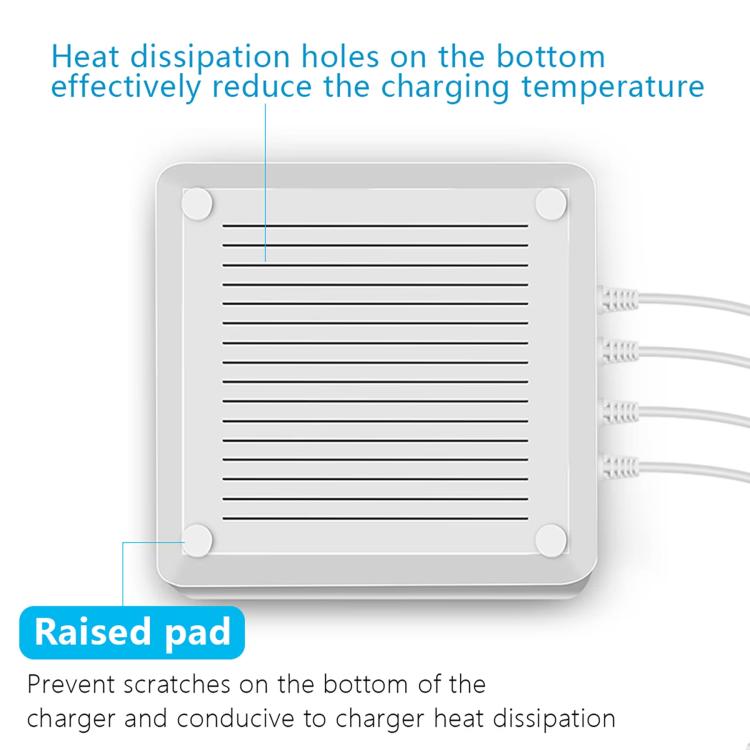 For DJI Mini 4 Pro / Mini 3 Pro / Mini 3 Drone YX 4-way Charger Battery Butler, US Plug, EU Plug, UK Plug, AU Plug