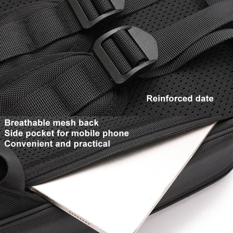 For DJI Air 3 / 3S BKANO AS3-013 Portable Shoulder Bag Hard-shell Storage Backpack, AS3-013
