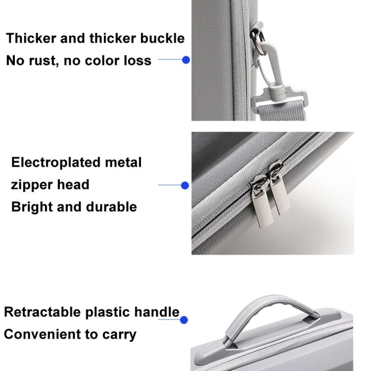 For DJI Air 3 / RC2 / RC-N2 BKANO A3-009 Crossbody Bag Suitcase, A3-009