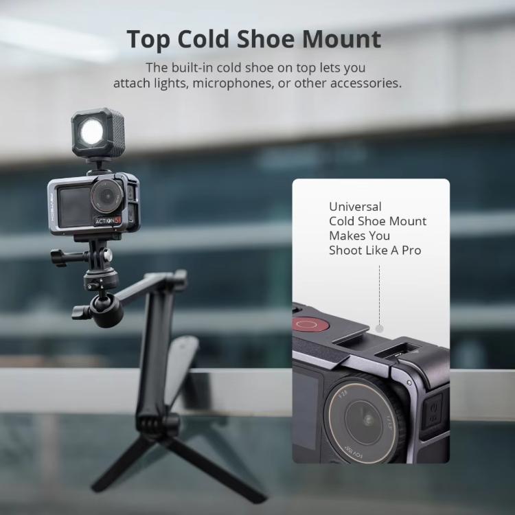 PGYTECH P-42C-010 Metal Rabbit Cage Aluminum Alloy Expanded Protective Border, Action 5 Pro Metal