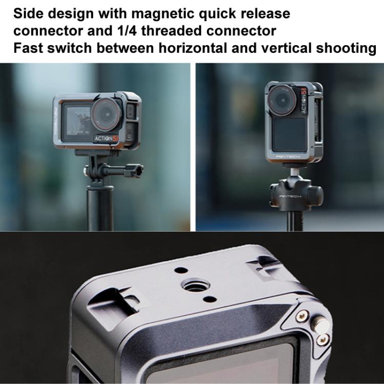 PGYTECH P-42C-010 Metal Rabbit Cage Aluminum Alloy Expanded Protective Border, Action 5 Pro Metal