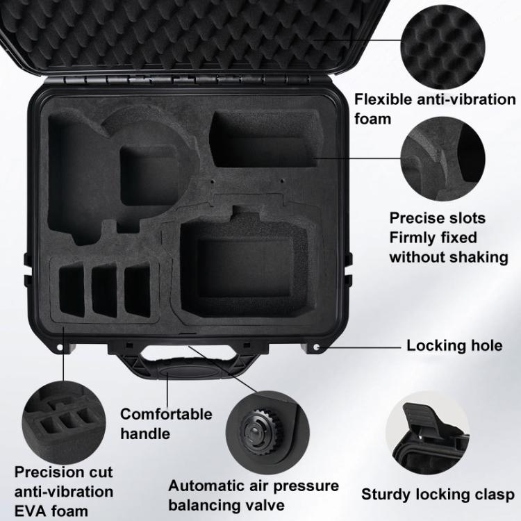 For DJI Flip CYNOVA FL-AQX-CY IP67 Waterproof Pressure And Shock Resistant Safety Case, FL-AQX-CY