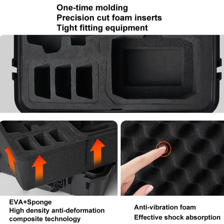 For DJI Flip CYNOVA FL-AQX-CY IP67 Waterproof Pressure And Shock Resistant Safety Case, FL-AQX-CY