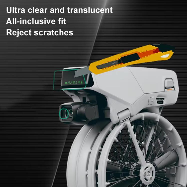 4 In 1 Drone Nano Lens Radar Scratch Resistant HD Full Wrap Protective Film, For DJI Flip CQT