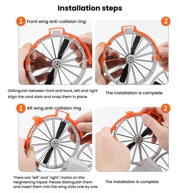 For DJI Flip Drone With Tripod Bumper Ring