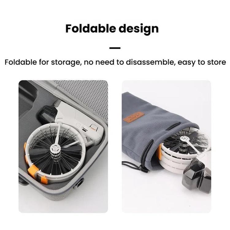 For DJI Flip CQT 4 In 1 Drone Folding Booster Stand Scratch and Wear Resistant Landing Protective Bracket