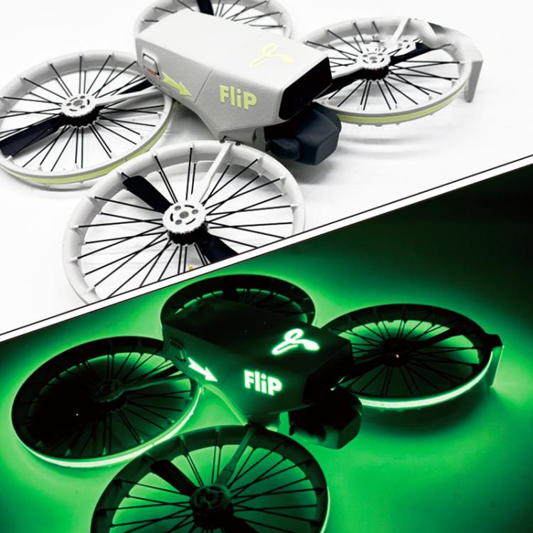 For DJI Flip CQT Drone Light Up Stickers Cool Fuselage Luminous Stickers