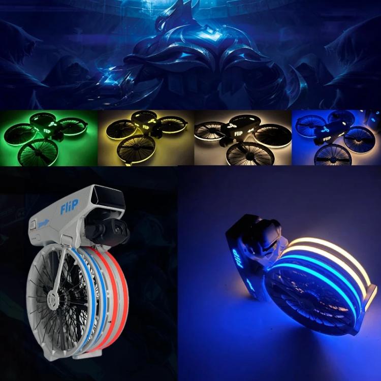 For DJI Flip CQT Drone Light Up Stickers Cool Fuselage Luminous Stickers