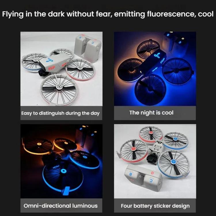 For DJI Flip CQT Drone Light Up Stickers Cool Fuselage Luminous Stickers