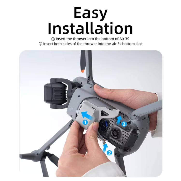 For DJI Air 3S RCSTQ Drone Air Thrower Transport Device