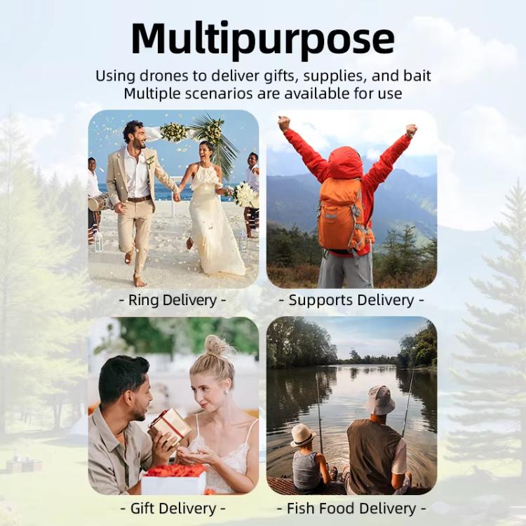 For DJI Air 3S RCSTQ Drone Air Thrower Transport Device