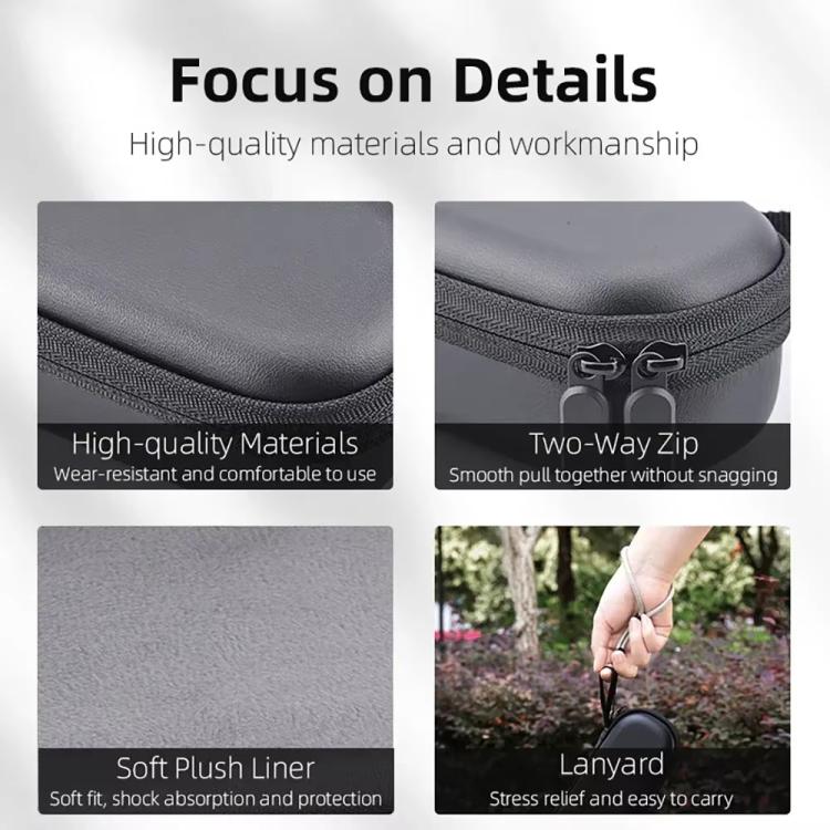 For DJI OSMO Pocket 3 BRDRC Storage Bag Standalone Handy Case Protective Pouch