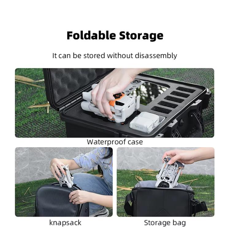 For DJI Mini 4 Pro BRDRC Booster Landing Gear Folding Strap Kickstand