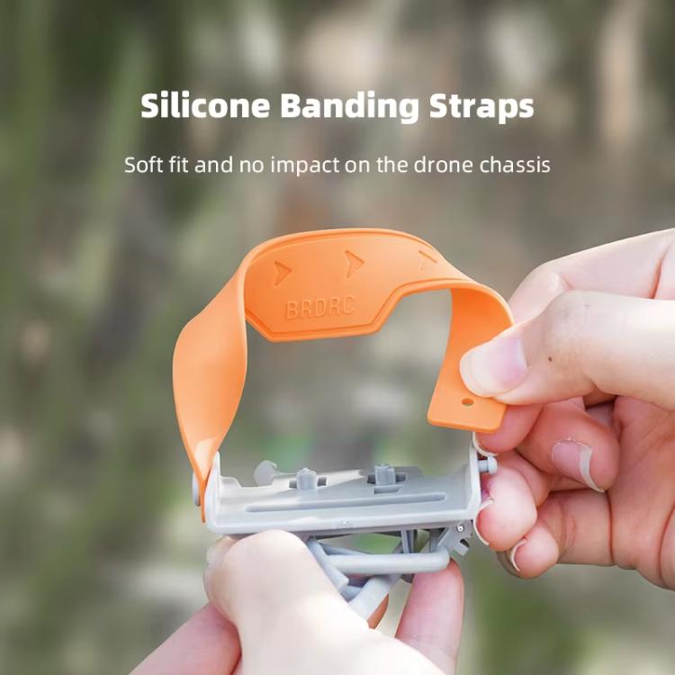 For DJI Mini 4 Pro BRDRC Booster Landing Gear Folding Strap Kickstand