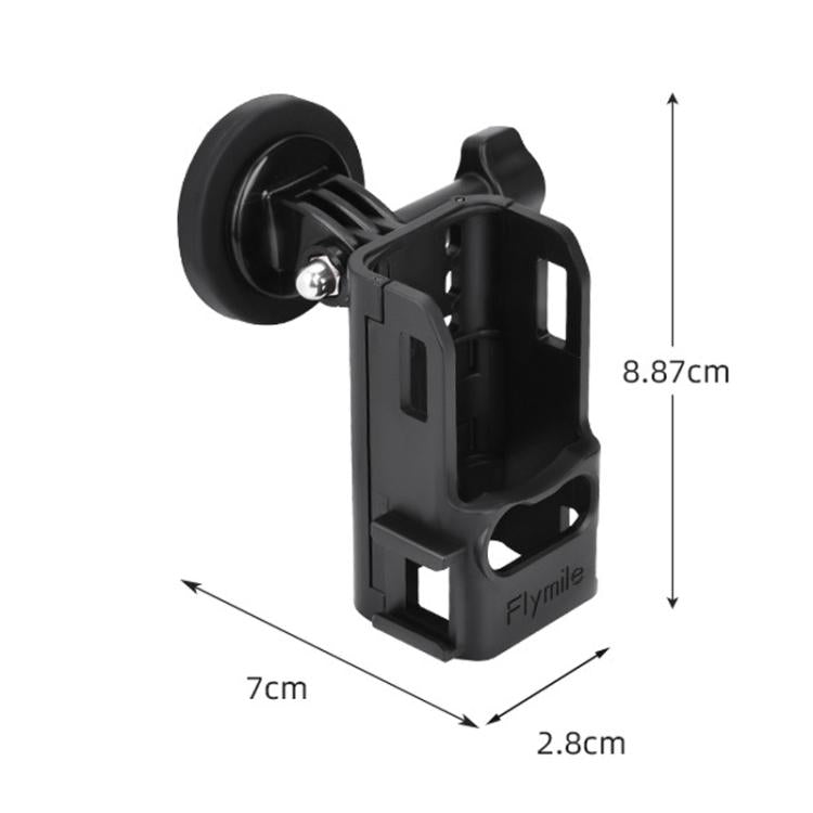For DJI Osmo Pocket 3 Flymile Magnetic Bracket Fixed Base Back Clip Adapter Bezel Accessories, 4pcs /Set, 6pcs /Set